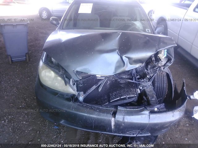 4T1BE32K05U053822 - 2005 TOYOTA CAMRY LE/XLE/SE მწვანე ფოტო 6