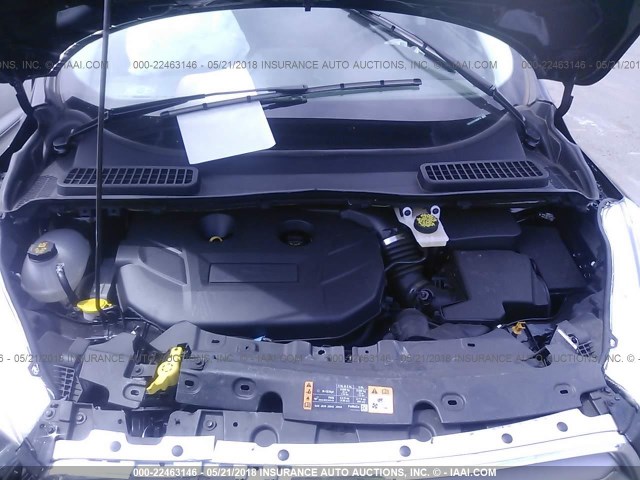 1FMCU0J94JUA24712 - 2018 FORD ESCAPE TITANIUM Siyah fotoğraf 10