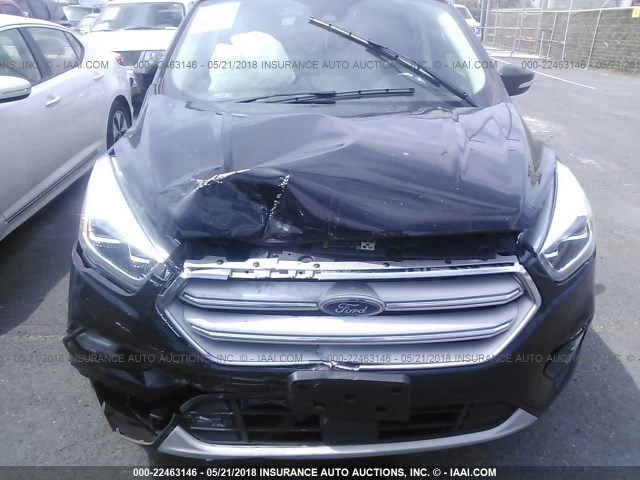 1FMCU0J94JUA24712 - 2018 FORD ESCAPE TITANIUM Siyah fotoğraf 6
