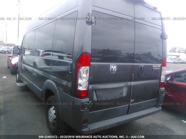 3C6TRVPG8GE132029 - 2016 RAM PROMASTER 2500 2500 HIGH GRAY photo 3