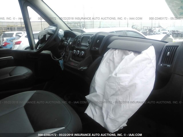 3C6TRVPG8GE132029 - 2016 RAM PROMASTER 2500 2500 HIGH GRAY photo 5