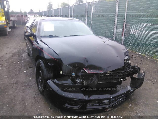 1G1JC124X27482741 - 2002 CHEVROLET CAVALIER BLACK photo 6