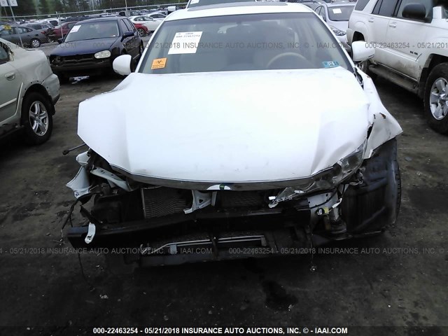 4T1BK3DB7BU419003 - 2011 TOYOTA AVALON LIMITED WHITE photo 6