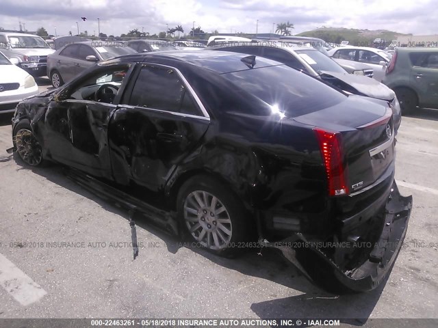 1G6DE5EG9A0129669 - 2010 CADILLAC CTS LUXURY COLLECTION BLACK photo 3