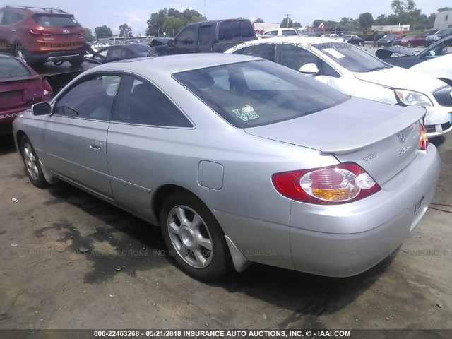 2T1CF28P93C604195 - 2003 TOYOTA CAMRY SOLARA SE/SLE Gümüş foto 3