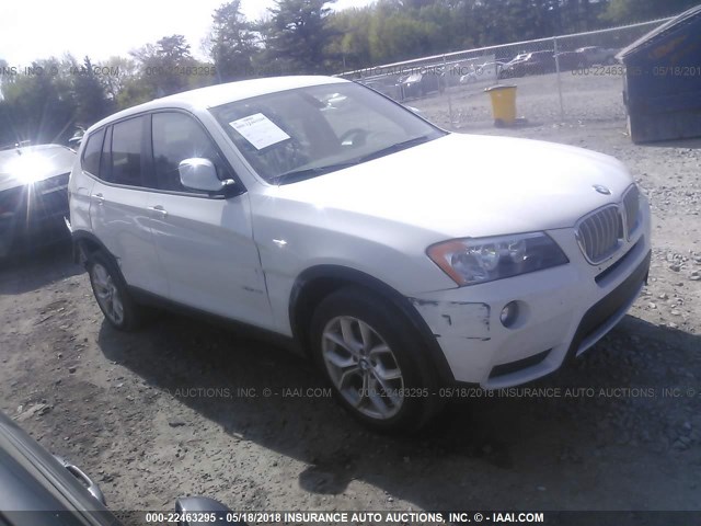 5UXWX5C54CL724169 - 2012 BMW X3 XDRIVE28I WHITE photo 1