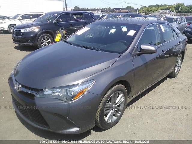 4T1BF1FK8GU213055 - 2016 TOYOTA CAMRY LE/XLE/SE/XSE GRAY photo 2