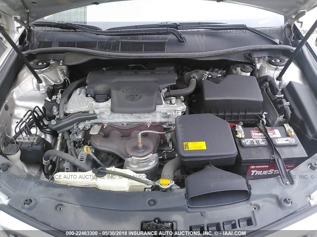 4T4BF1FK3ER360127 - 2014 TOYOTA CAMRY L/SE/LE/XLE SILVER photo 10