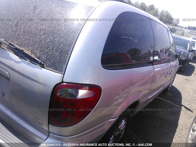 2C8GT54L51R201440 - 2001 CHRYSLER TOWN & COUNTRY LXI SILVER photo 4