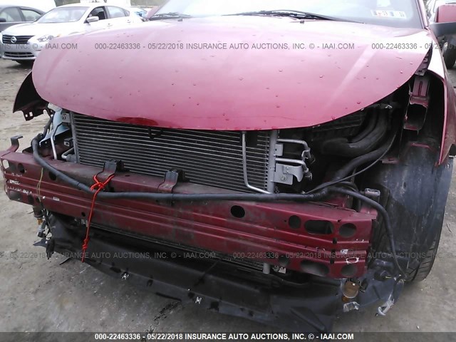 1FAHP3GN2BW192951 - 2011 FORD FOCUS SES RED photo 6