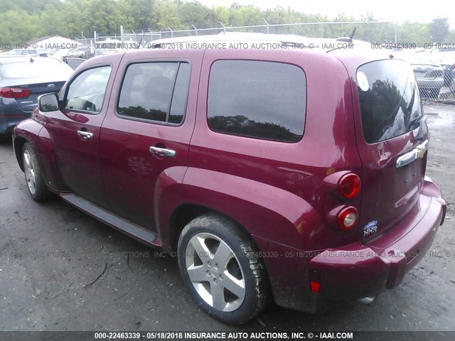 3GNDA33P07S543433 - 2007 CHEVROLET HHR LT RED photo 3