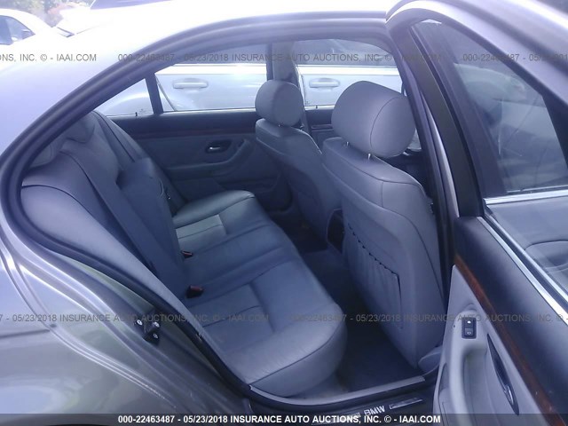 WBADT43412GZ99797 - 2002 BMW 525 I AUTOMATIC 银色 照片 8
