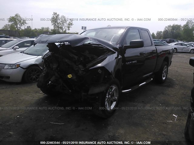 1C6RD6FT3CS310482 - 2012 DODGE RAM 1500 ST BLACK photo 2