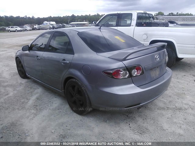 1YVHP80C875M53281 - 2007 MAZDA 6 I GRAY photo 3