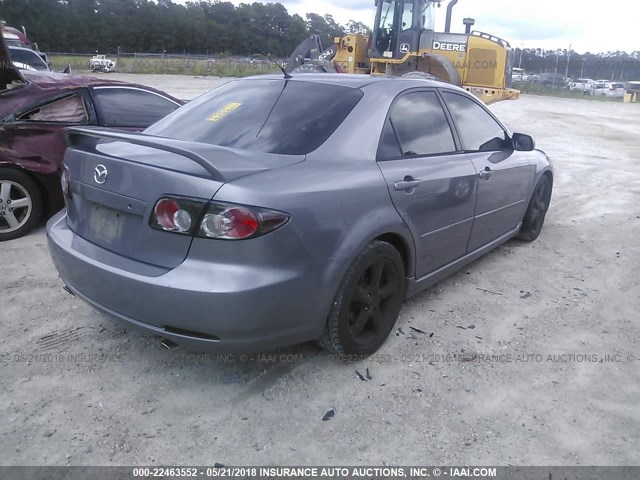 1YVHP80C875M53281 - 2007 MAZDA 6 I GRAY photo 4