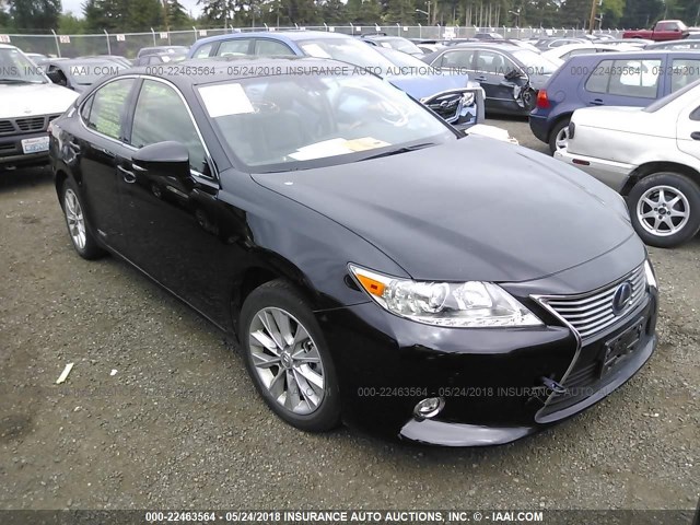 JTHBW1GG8F2098433 - 2015 LEXUS ES 300H BLACK photo 1