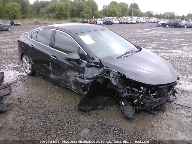 1G1BG5SM3G7268164 - 2016 CHEVROLET CRUZE PREMIER GRAY photo 1