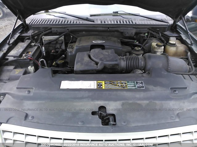 1FMFU18L73LC10841 - 2003 FORD EXPEDITION EDDIE BAUER GRAY photo 10