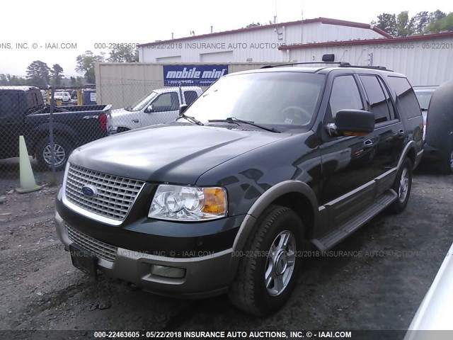 1FMFU18L73LC10841 - 2003 FORD EXPEDITION EDDIE BAUER GRAY photo 2