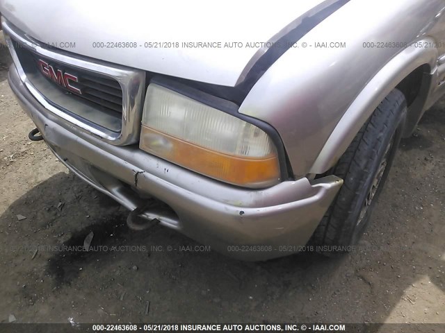 1GKDT13W012164518 - 2001 GMC JIMMY TAN photo 6