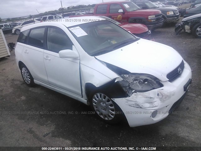 2T1KR32E45C356358 - 2005 TOYOTA COROLLA MATRIX XR WHITE photo 1