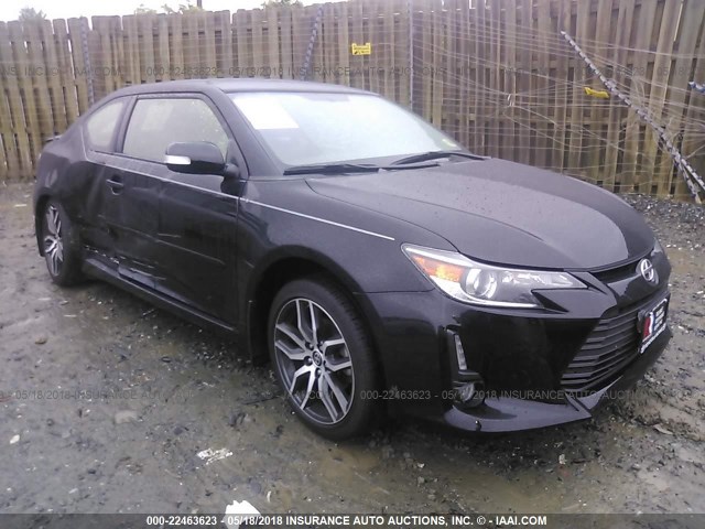 JTKJF5C74GJ016756 - 2016 TOYOTA SCION TC BLACK photo 1