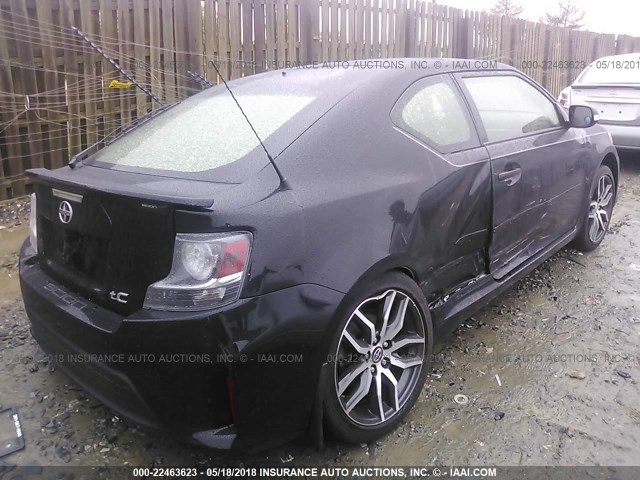 JTKJF5C74GJ016756 - 2016 TOYOTA SCION TC BLACK photo 4