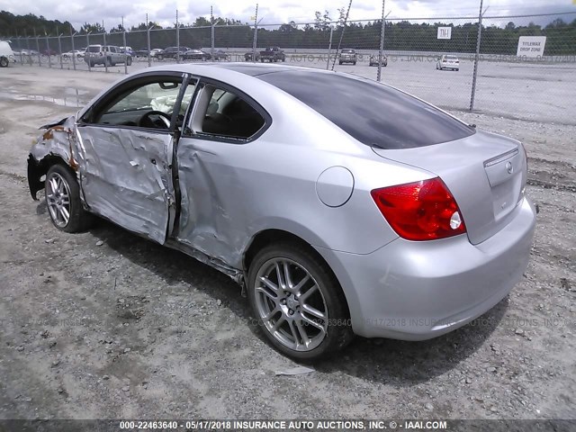 JTKDE167650030472 - 2005 TOYOTA SCION TC 银色 照片 3