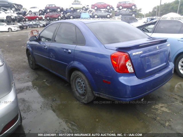 KL5JD56Z68K971232 - 2008 SUZUKI FORENZA CONVENIENCE/POPULAR BLUE photo 3