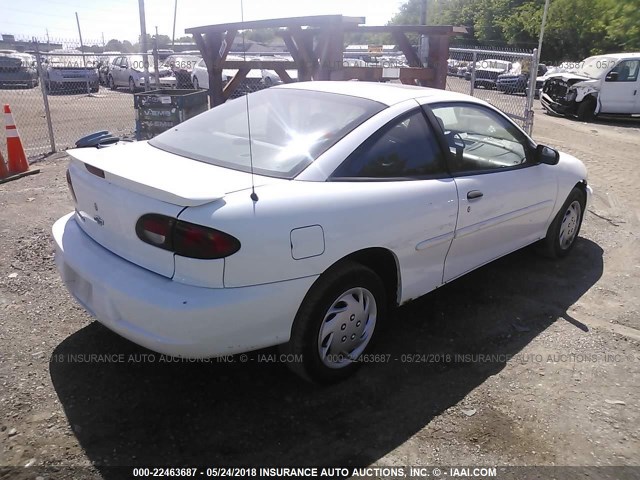 1G1JS124227448814 - 2002 CHEVROLET CAVALIER LS 白色 照片 4