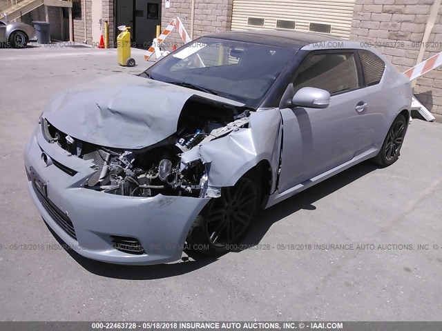 JTKJF5C73C3034163 - 2012 TOYOTA SCION TC 灰色 照片 2
