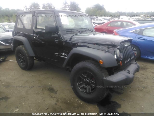 1J4AA2D14AL213950 - 2010 JEEP WRANGLER SPORT BLACK photo 1