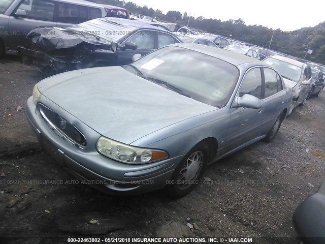 1G4HP52K23U235440 - 2003 BUICK LESABRE CUSTOM BLUE photo 2