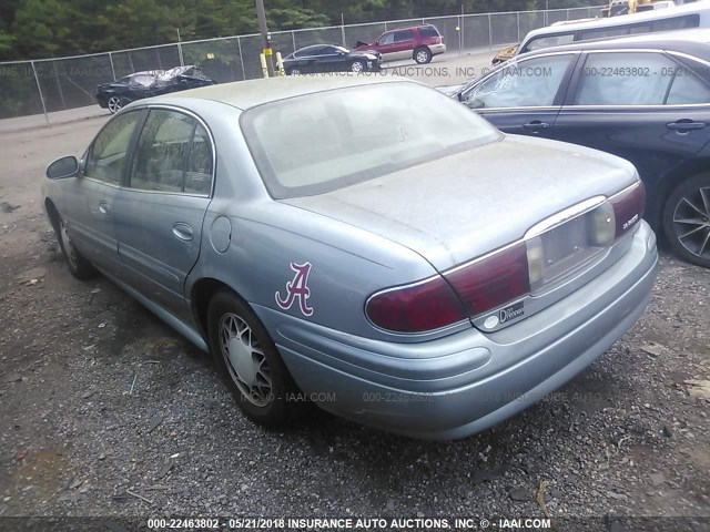 1G4HP52K23U235440 - 2003 BUICK LESABRE CUSTOM BLUE photo 3