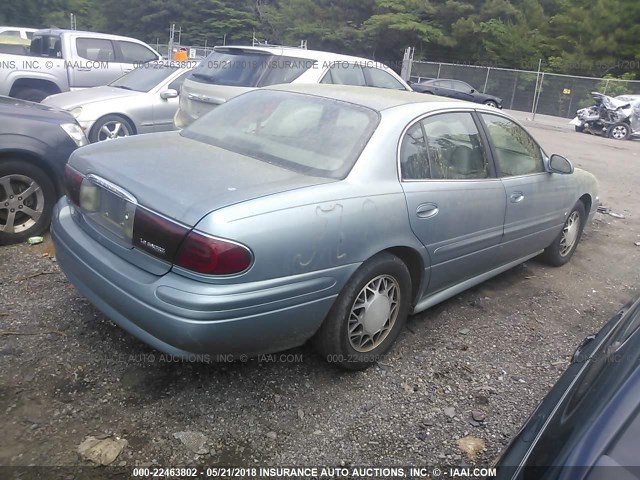 1G4HP52K23U235440 - 2003 BUICK LESABRE CUSTOM BLUE photo 4