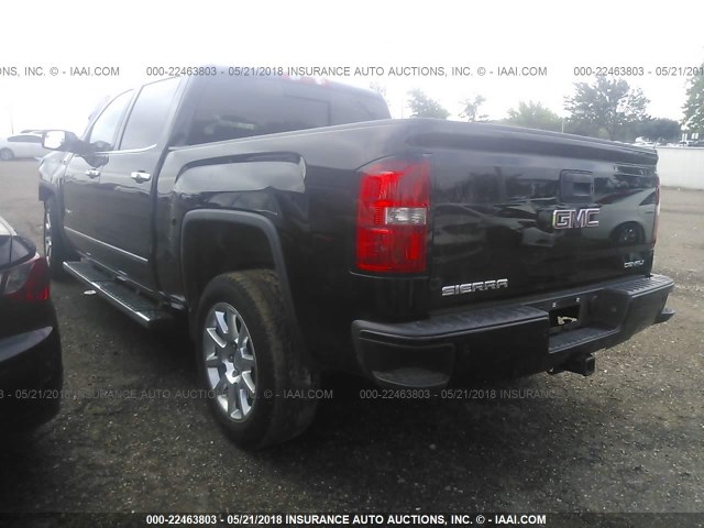 3GTU2WEC8FG158611 - 2015 GMC SIERRA K1500 DENALI BLACK photo 3