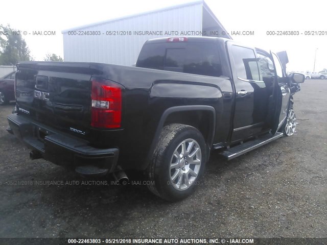 3GTU2WEC8FG158611 - 2015 GMC SIERRA K1500 DENALI BLACK photo 4