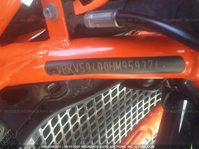 VBKV59400HM959374 - 2017 KTM 1290 SUPER ADVENTURE R ORANGE photo 10