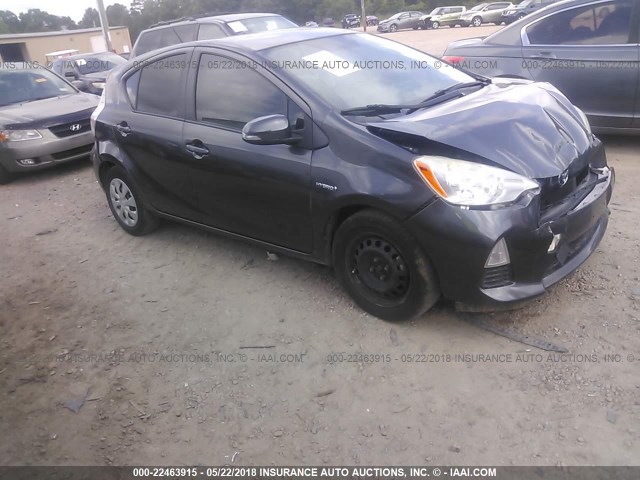 JTDKDTB35D1535699 - 2013 TOYOTA PRIUS C GRAY photo 1