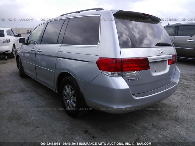 5FNRL3H75AB087754 - 2010 HONDA ODYSSEY EXL SILVER photo 3