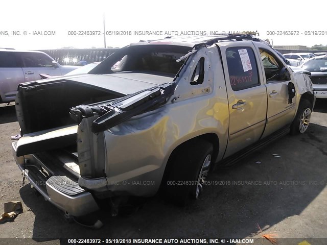 3GNEC12067G183353 - 2007 CHEVROLET AVALANCHE C1500 BROWN photo 4