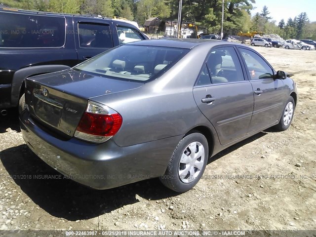 4T1BE32K25U510615 - 2005 TOYOTA CAMRY LE/XLE/SE 灰色 照片 4