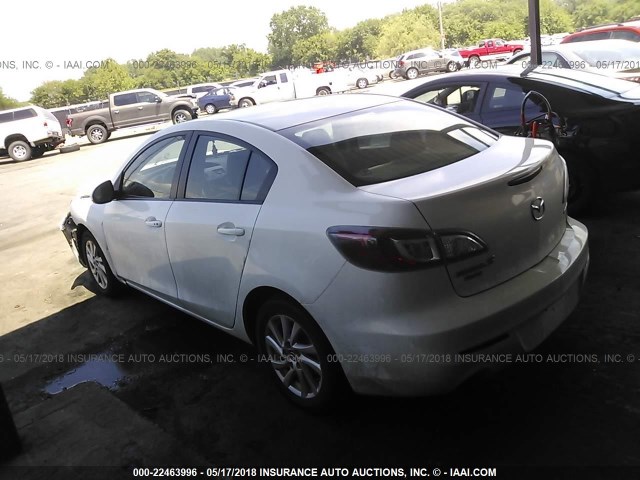 JM1BL1W74D1764623 - 2013 MAZDA 3 I WHITE photo 3