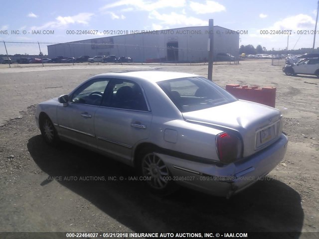 KMHFU45E14A303925 - 2004 HYUNDAI XG 350 SILVER photo 3