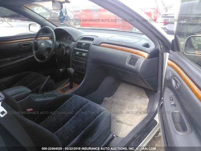 2T1CE22P53C021750 - 2003 TOYOTA CAMRY SOLARA SE SILVER photo 5