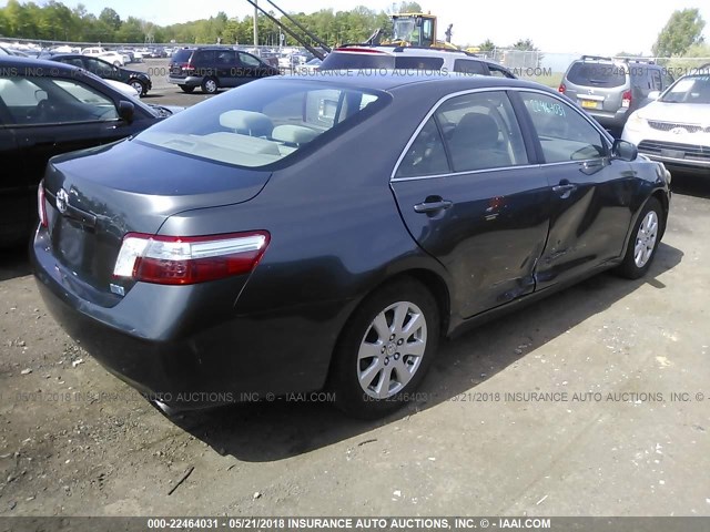 JTNBB46K773020169 - 2007 TOYOTA CAMRY NEW GENERAT HYBRID GRAY photo 4