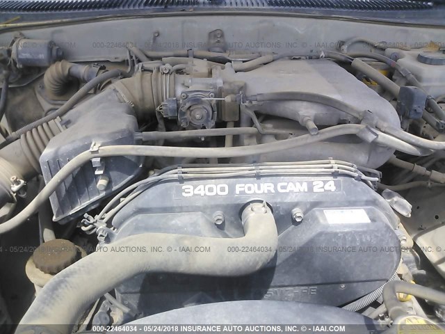 JT3HN86R910326796 - 2001 TOYOTA 4RUNNER SR5 SILVER photo 10