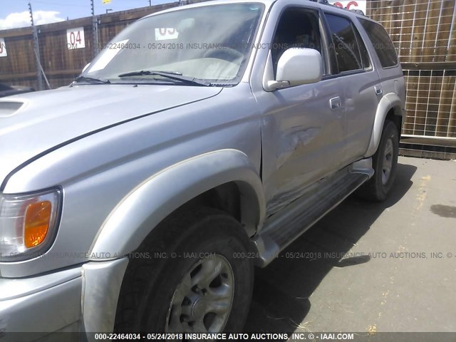 JT3HN86R910326796 - 2001 TOYOTA 4RUNNER SR5 SILVER photo 6