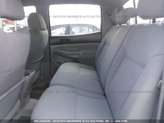 5TEJU62N77Z444913 - 2007 TOYOTA TACOMA DOUBLE CAB PRERUNNER SILVER photo 8