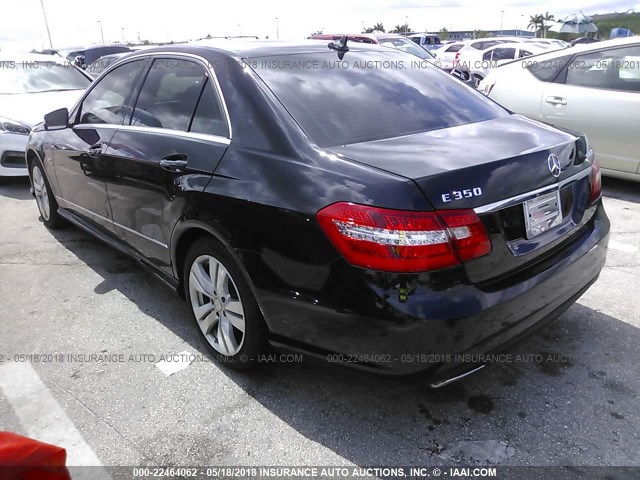 WDDHF2EB5BA501704 - 2011 MERCEDES-BENZ E 350 BLUETEC BLACK photo 3